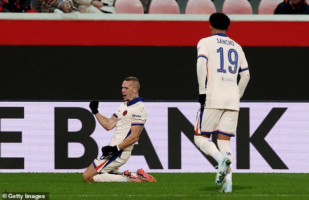 Christopher Nkunku et Mykhailo Mudryk pour Chelsea.