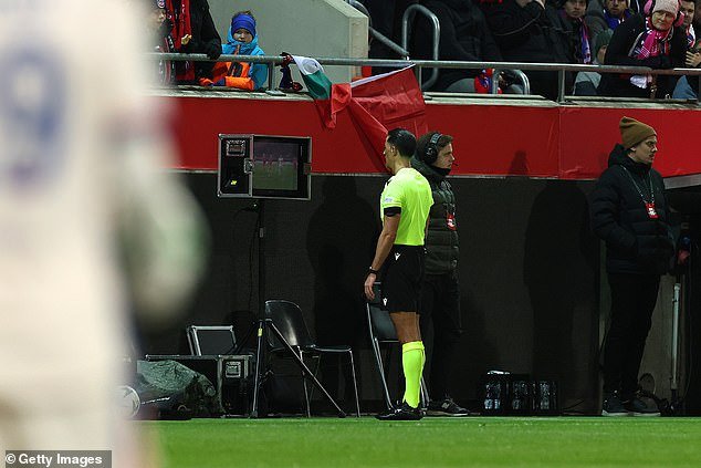 Serdar Gozubuyuk stuck with his original decision not to give Chelsea a penalty on Thursday