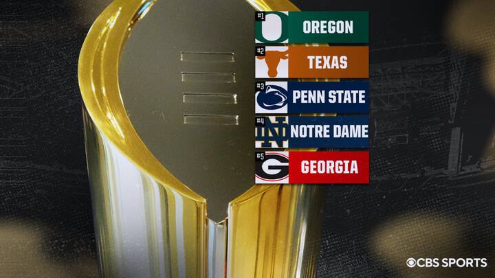 Classement du College Football Playoff : Oregon en tête, Georgia dans le top 5