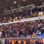 Incident au football - un salut fasciste après un but en Italie