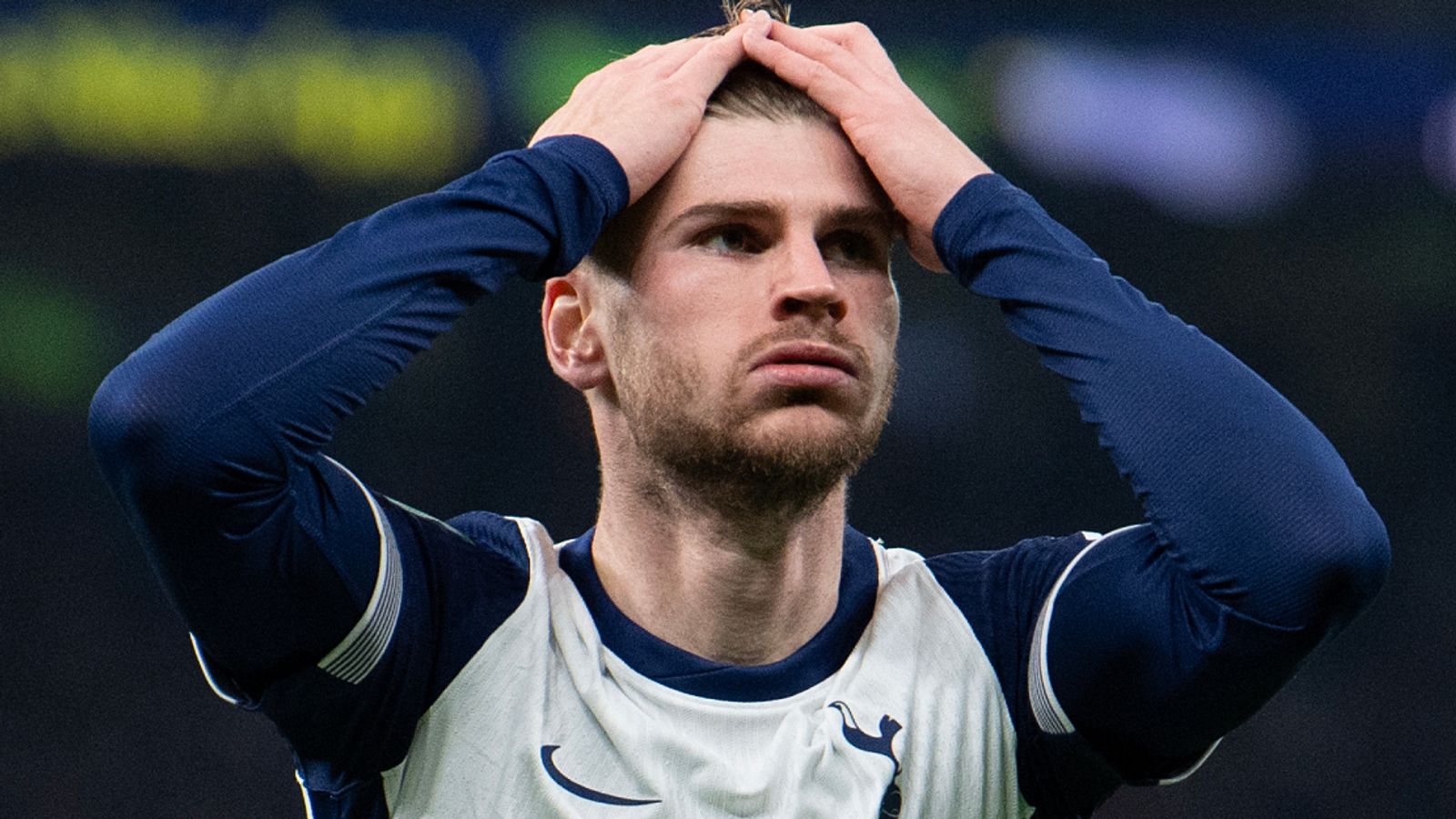 Timo Werner critiqué par Postecoglou après le match nul de Tottenham