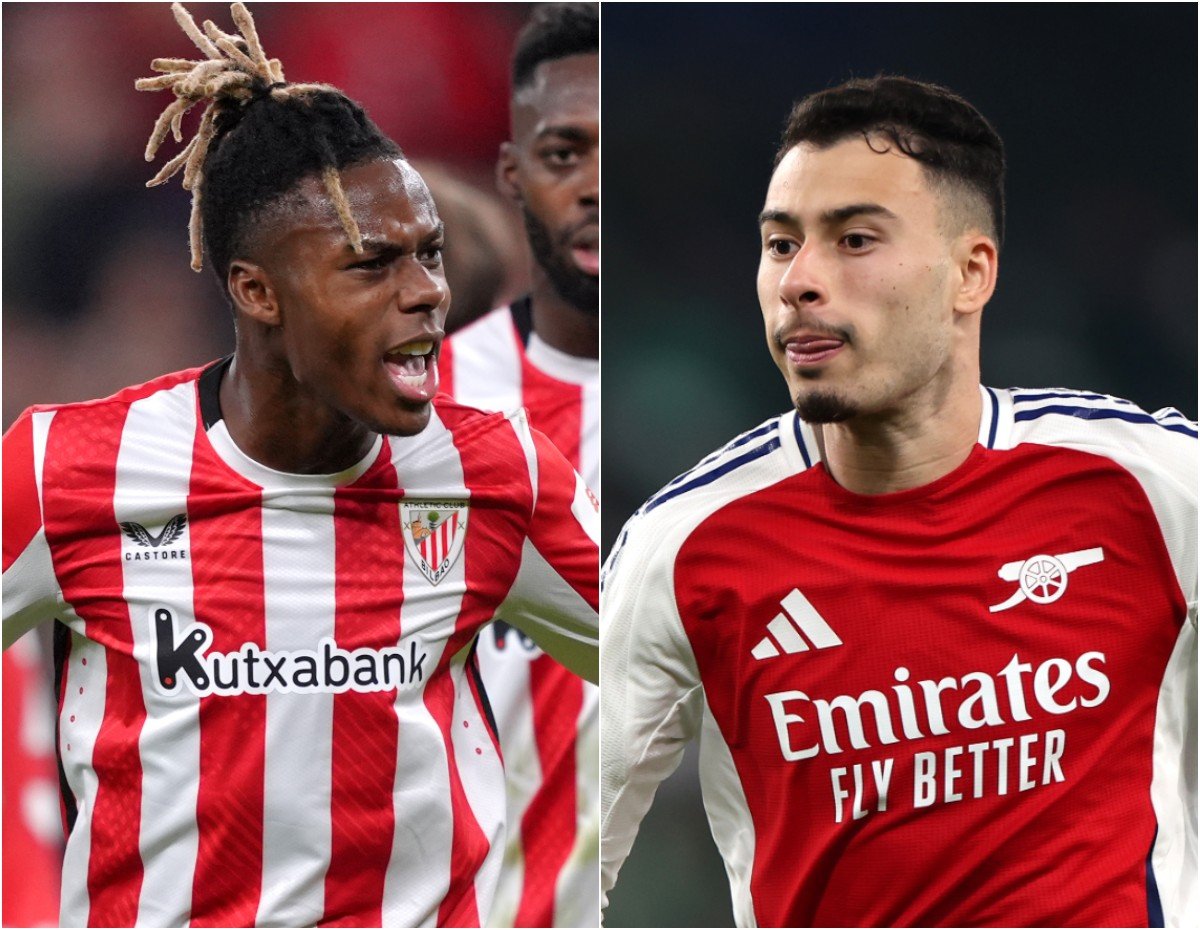 Nico Williams et Gabriel Martinelli