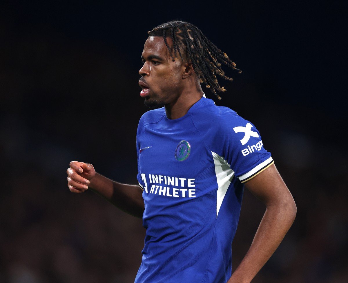 Carney Chukwuemeka en action pour Chelsea