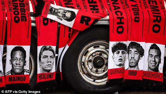 Écharpes de Manchester United en vente