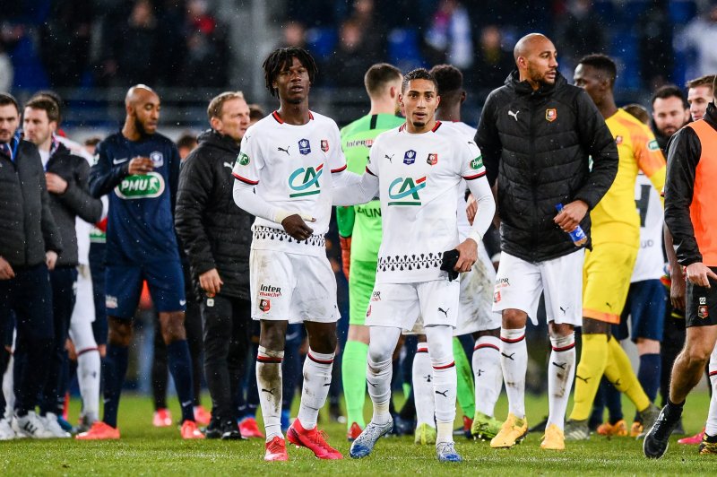 Raphinha avec le Stade rennais