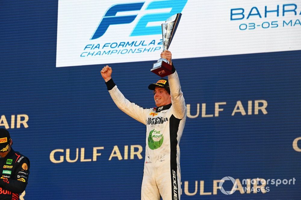 Podium: Race winner Ralph Boschung, Campos Racing