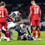 Rodrigo Bentancur évacué sur civière lors de Liverpool-Tottenham