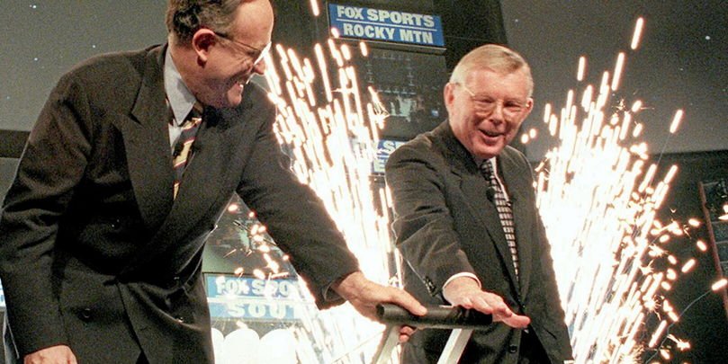 Charles Dolan et Rudy Giuliani