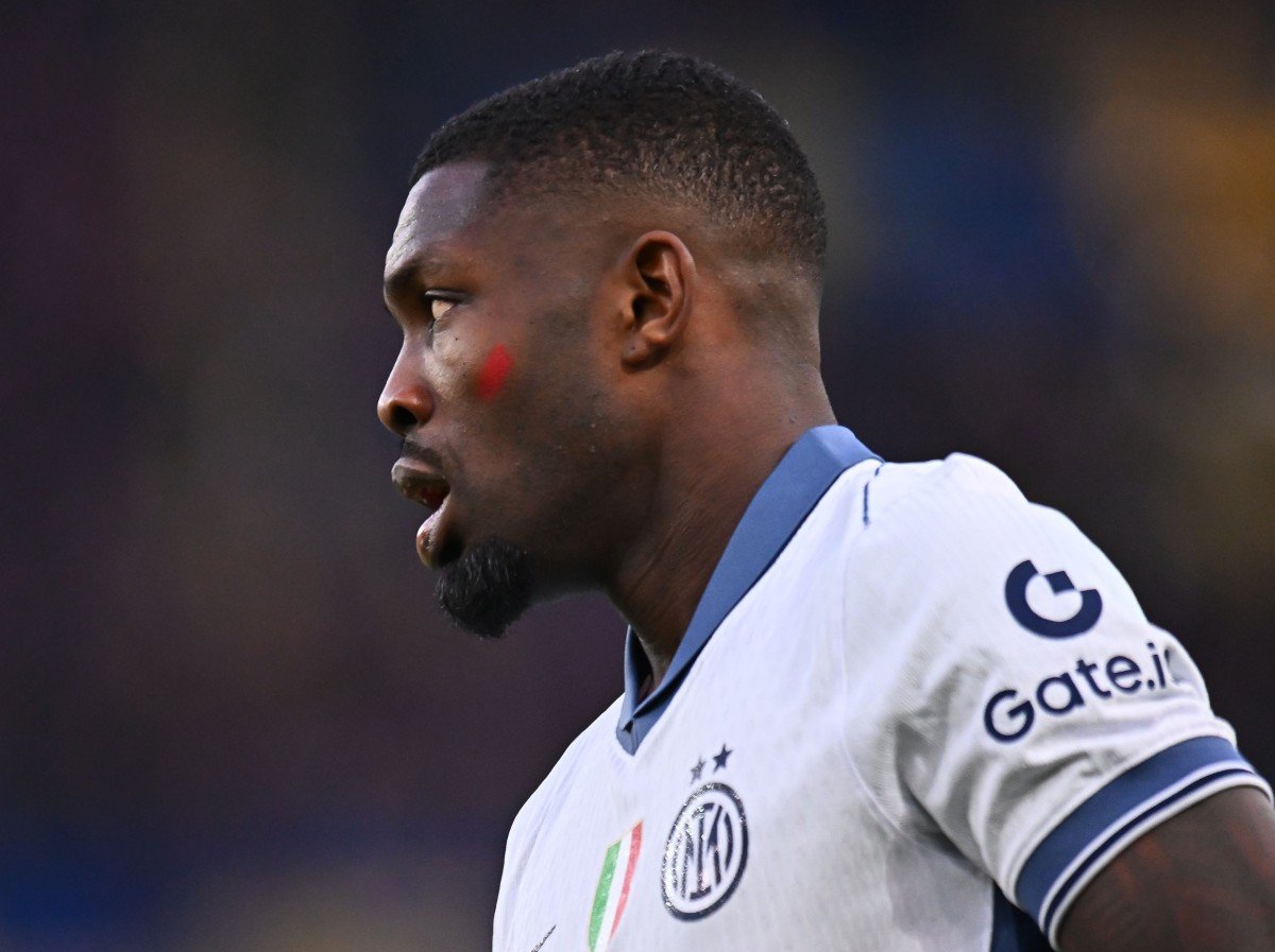 Marcus Thuram en action pour l'Inter Milan