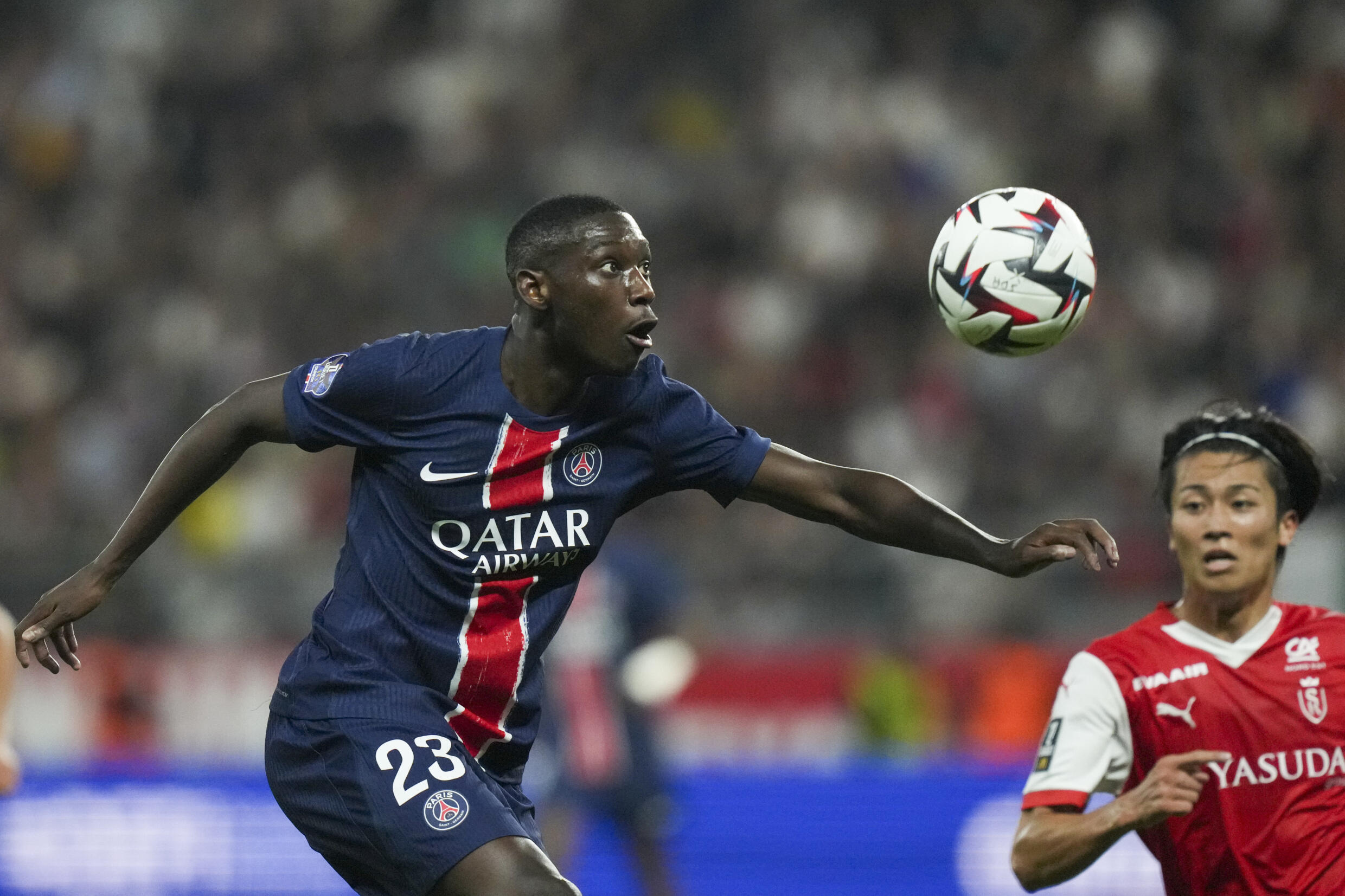 Randal Kolo Muani lors d'une rencontre de Ligue 1