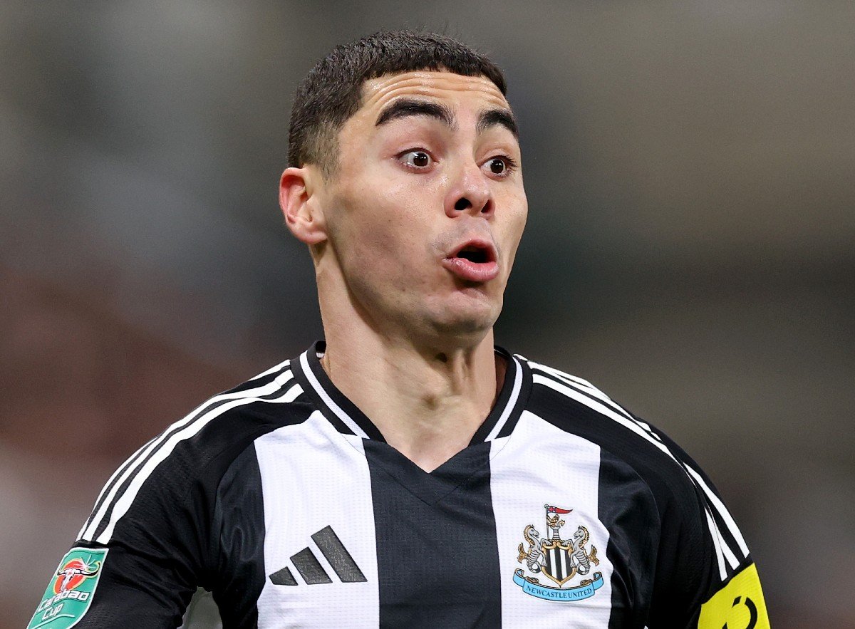 Miguel Almiron en action pour Newcastle