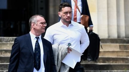 Rory Grice, lors d'une audience à Bordeaux, le 17 juin 2024. (CHRISTOPHE ARCHAMBAULT / AFP)