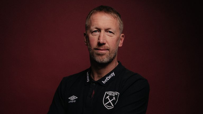 Graham Potter, nouvel entraîneur de West Ham