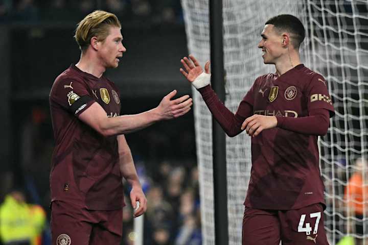 Kevin De Bruyne et Phil Foden