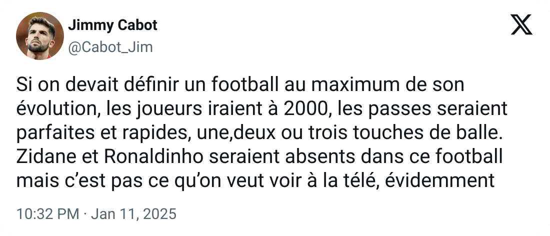 Tweet de Jimmy Cabot