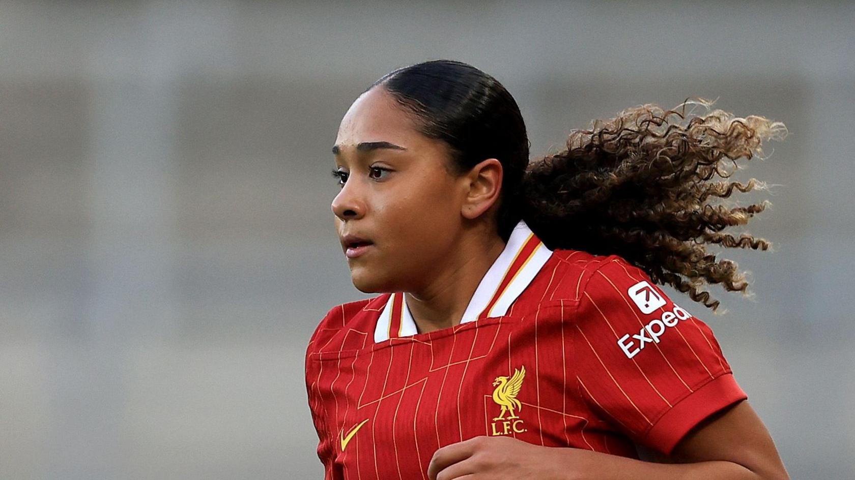 Olivia Smith jouant pour Liverpool