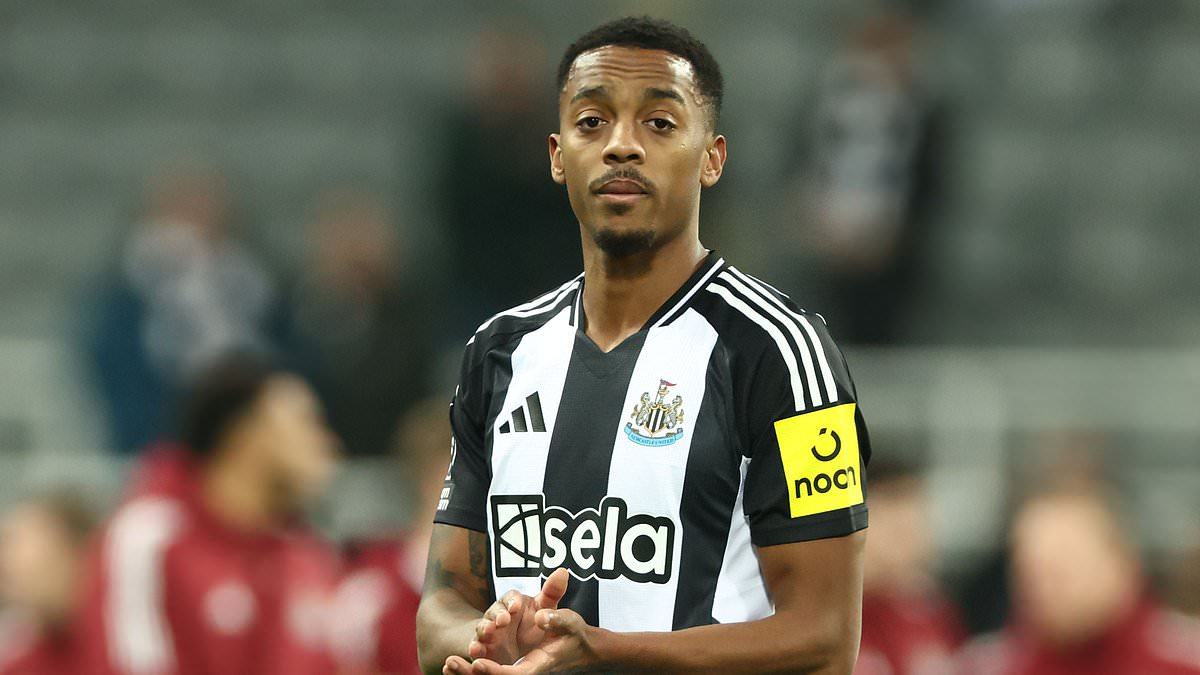 Joe Willock victime d-abus racistes après la défaite de Newcastle