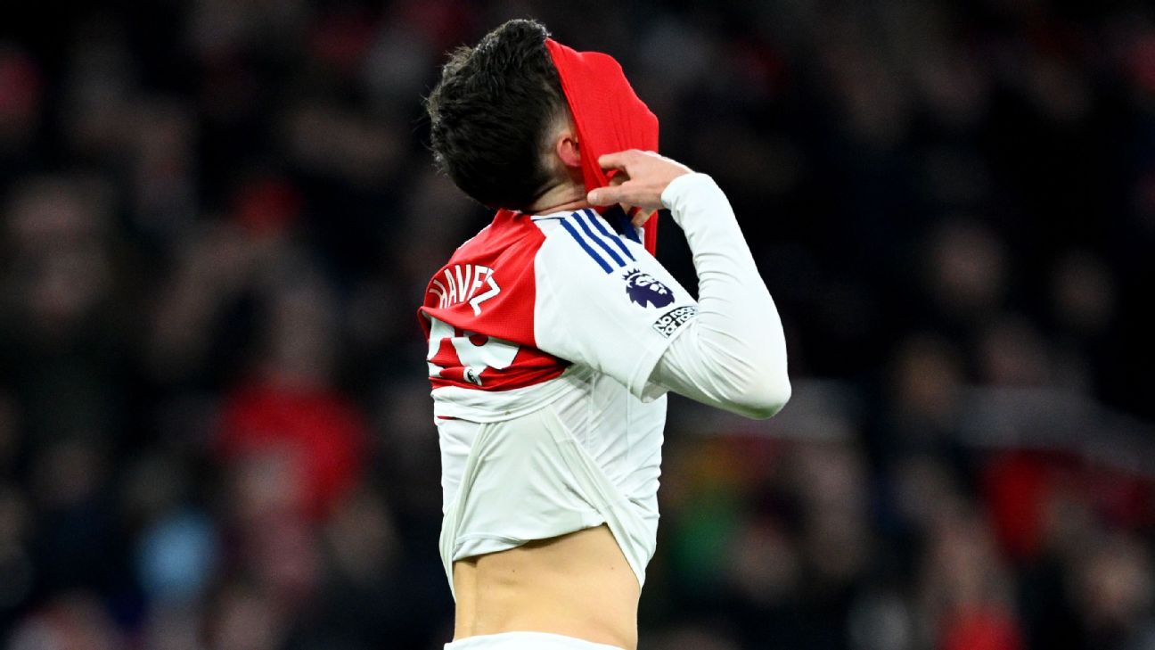 Kai Havertz absent pour le reste de la saison à Arsenal