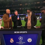 Malik Scott se moque de Jamie Carragher lors de la diffusion CBS