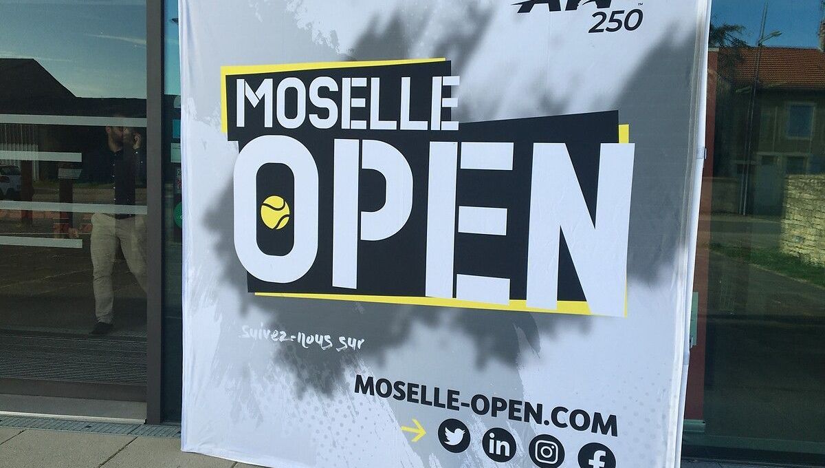 Le Moselle Open de tennis figurait au calendrier des compétitions mondiales de tennis depuis 22 ans.