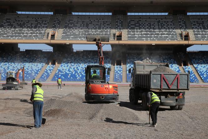 Travaux de modernisation du Grand Stade de Marrakech