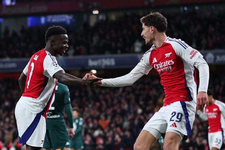 Kai Havertz, Bukayo Saka
