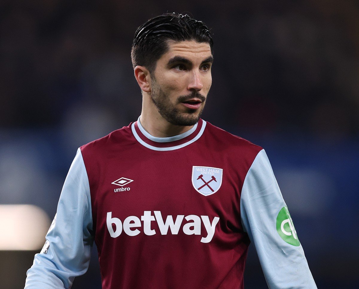 Carlos Soler en action pour West Ham