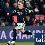 Arsenal écrase PSV et rêve grand grâce à Ødegaard