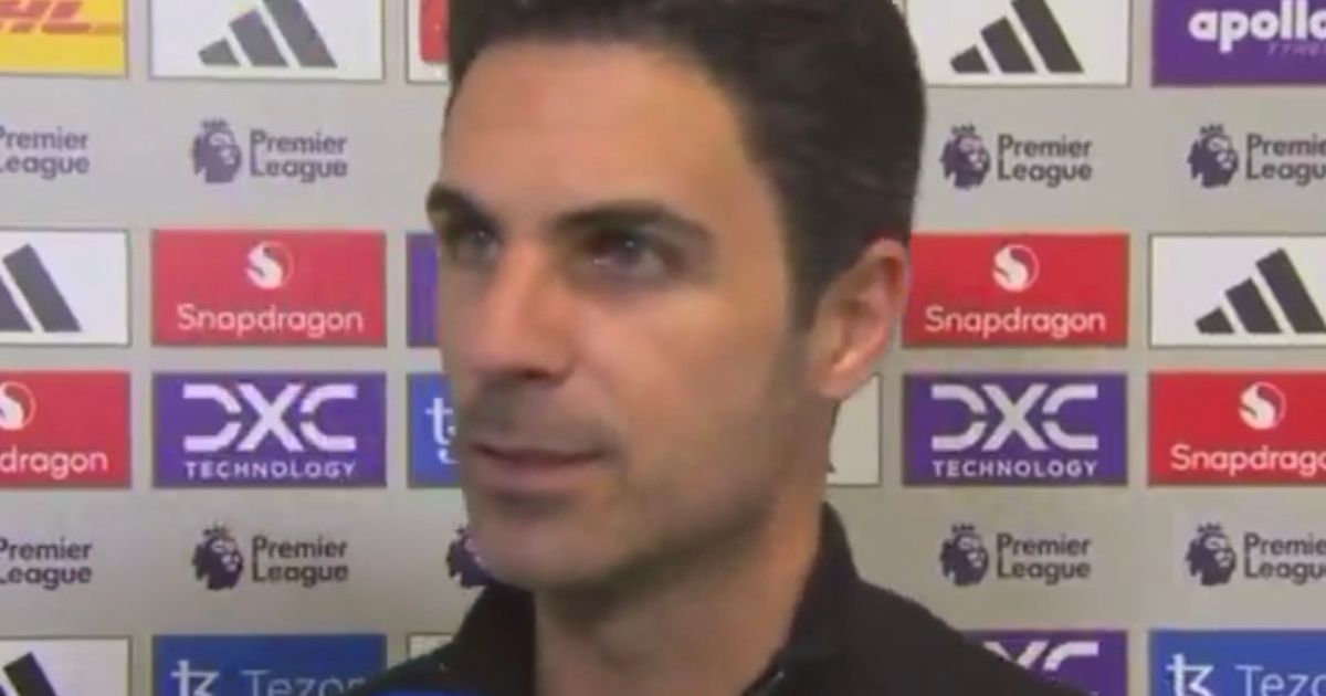 Arteta s-emporte en interview après le match nul contre Man Utd
