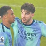Declan Rice s-en prend à Gabriel après le match nul d-Arsenal