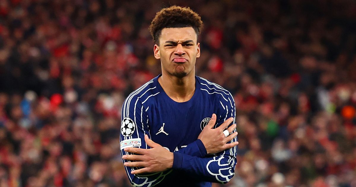 Desire Doue brille avec le PSG face à Liverpool en C1