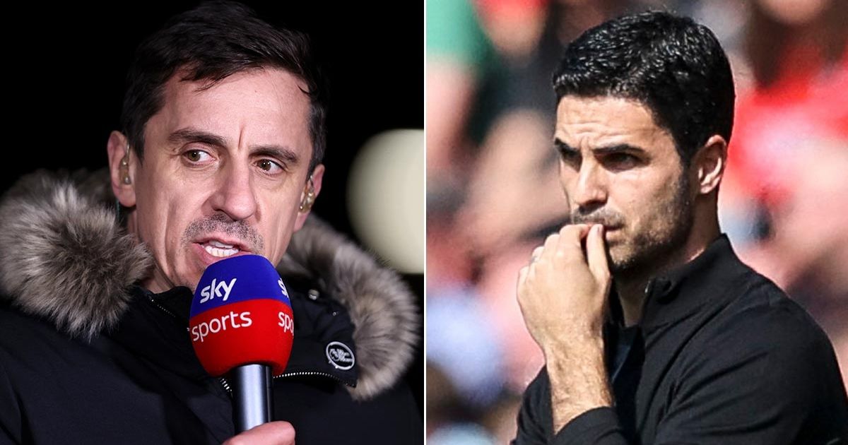 Gary Neville critique Arsenal - un jeu trop prévisible