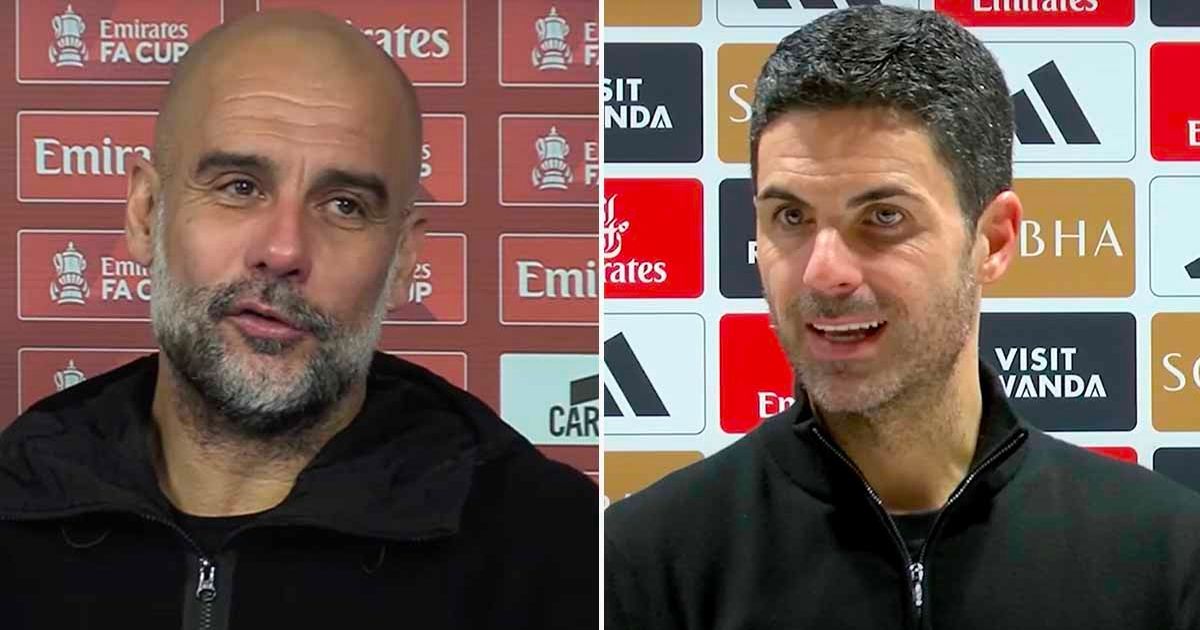 Guardiola et Arteta - même plainte sur le ballon de la FA Cup