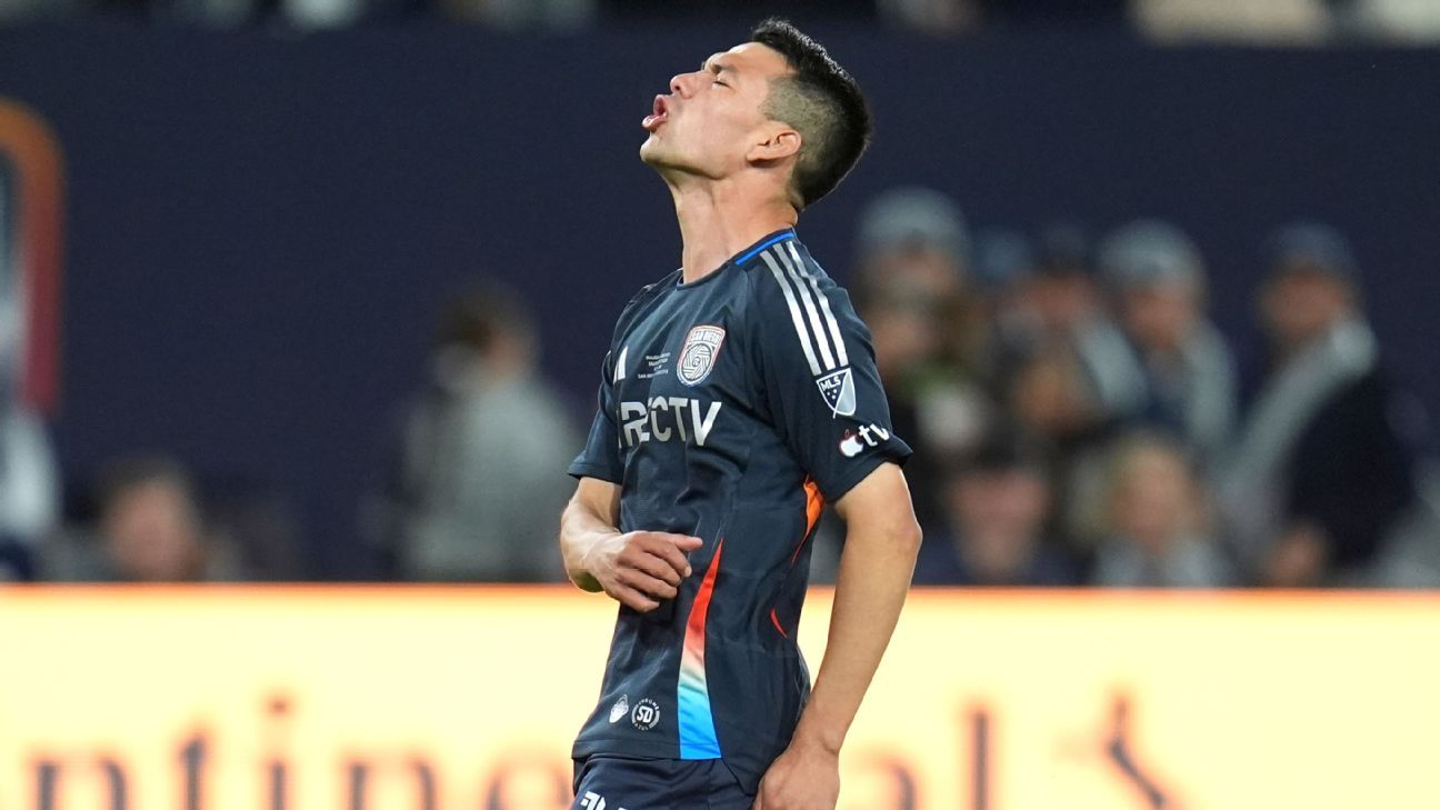 Hirving Lozano absent pour San Diego- blessure bénigne