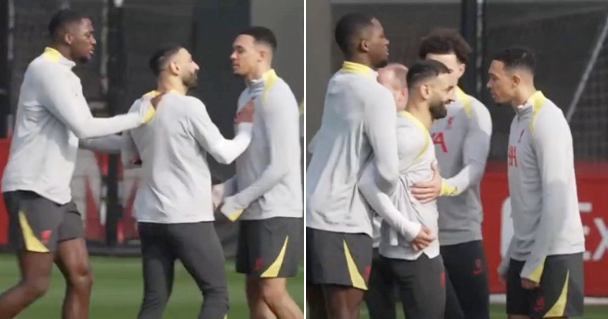 Incident entre Salah et Alexander-Arnold à l-entraînement de Liverpool