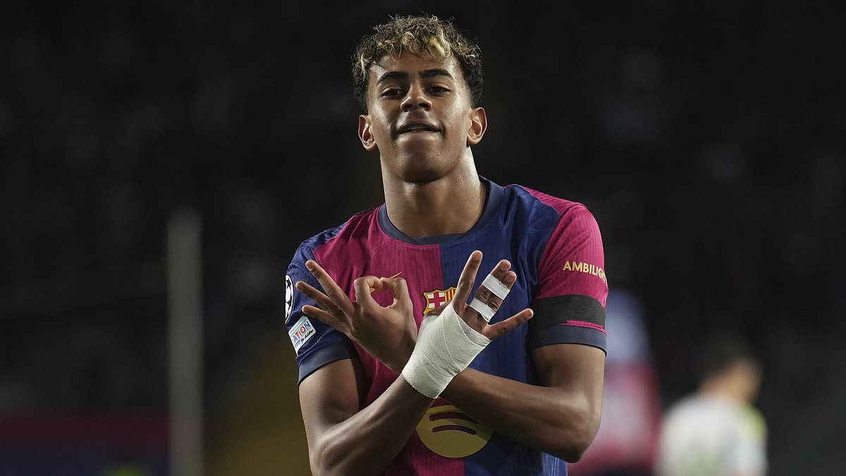 Lamine Yamal fait l-histoire en Ligue des Champions