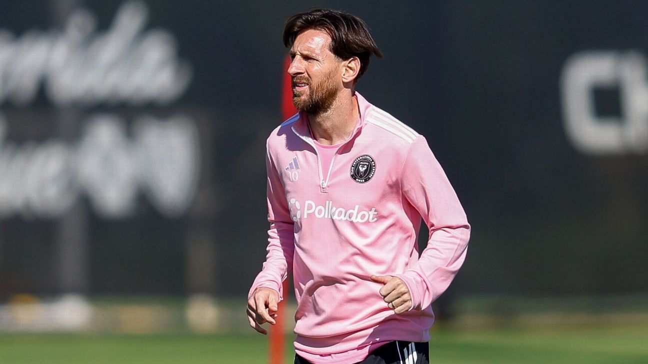 Lionel Messi repose avant le match contre Houston Dynamo