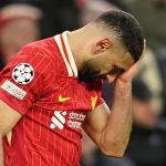 Mo Salah déçu par sa note après la défaite de Liverpool contre le PSG