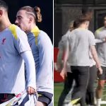 Mo Salah et Alexander-Arnold - Échange houleux à l-entraînement