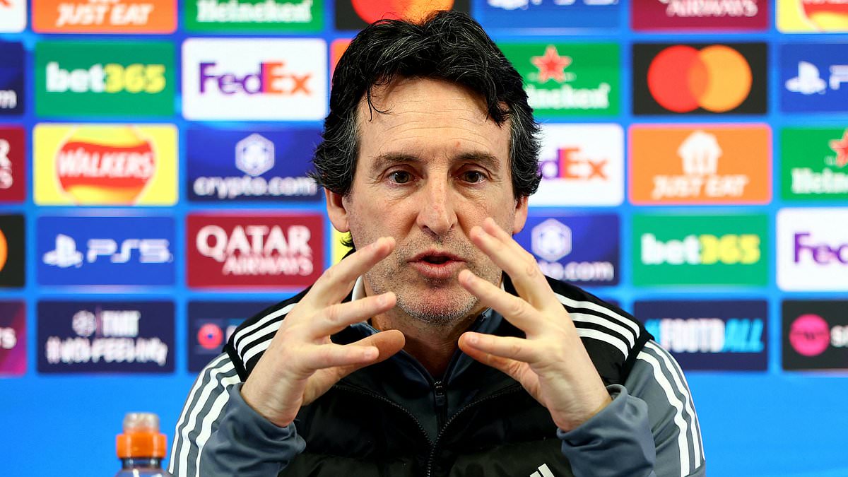 Unai Emery vise la Ligue des champions avec Aston Villa