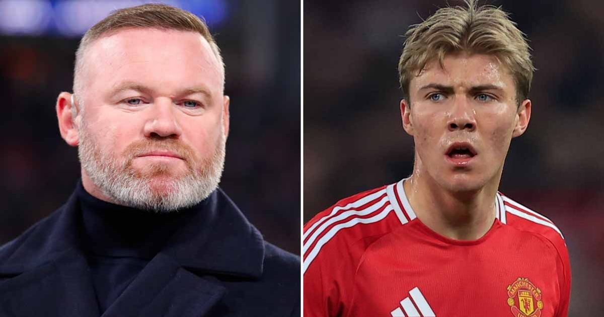 Wayne Rooney soutient Rasmus Hojlund malgré ses difficultés