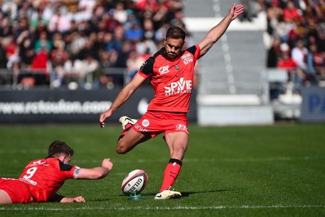 L’arrière Melvyn Jaminet lors d’un match à Toulon, le 23 mars 2024.