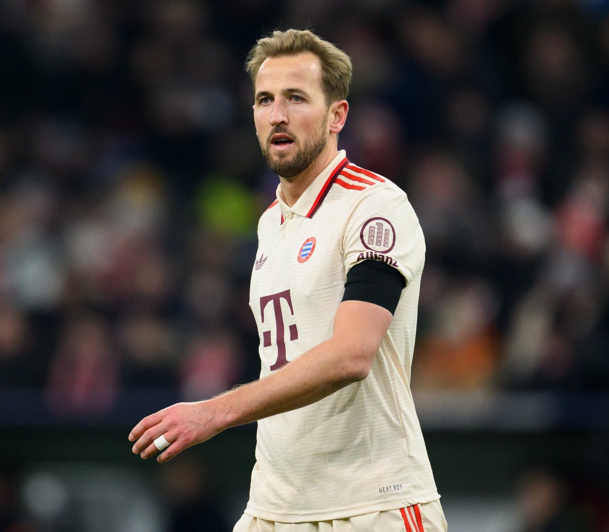Harry Kane en action pour le Bayern contre Celtic