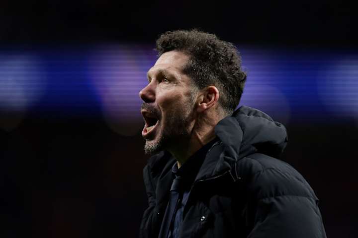 Diego Simeone, entraîneur d'Atletico Madrid