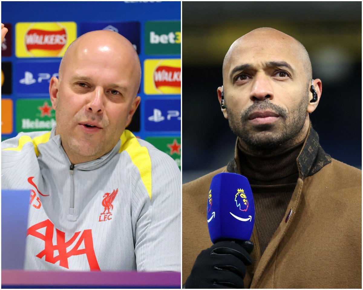 Arne Slot et Thierry Henry