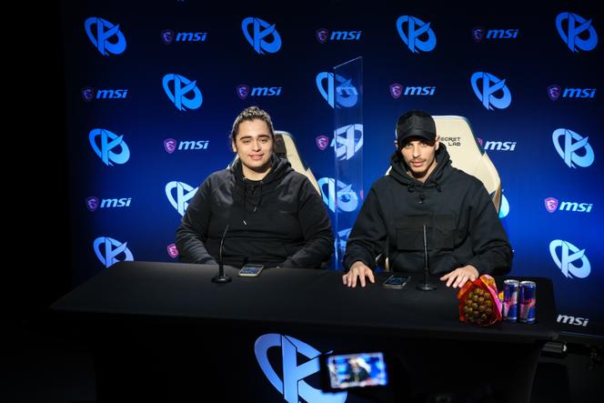 Kameto et Prime lors d'une conférence de presse à Paris