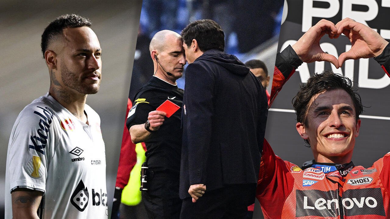 Neymar lors de son match avec Santos.