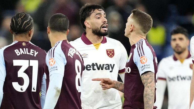 Lucas Paqueta en plein match