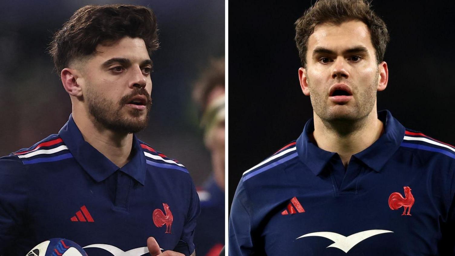 Romain Ntamack et Damian Penaud