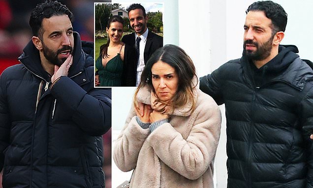 Ruben Amorim et sa femme Maria Joao Diogo